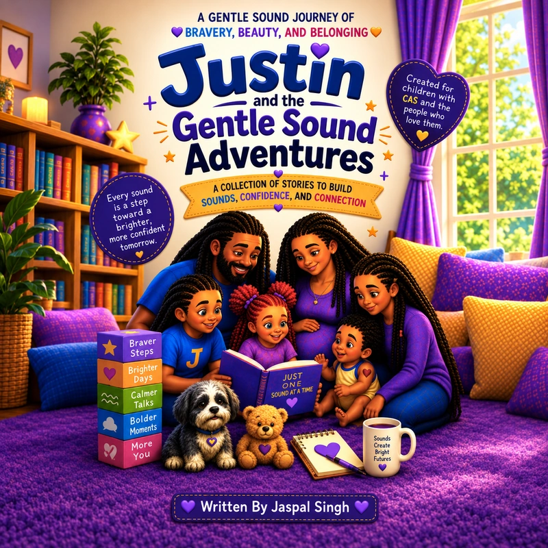 Justin and the Gentle Sound Adventures front cover